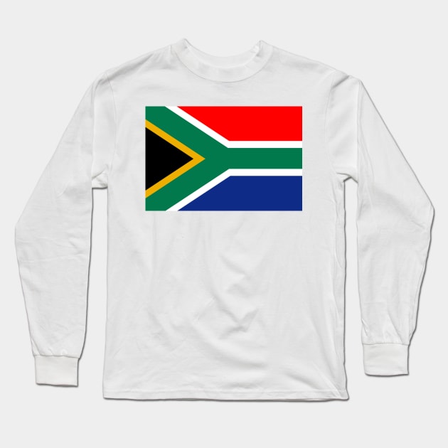 South African Flag Long Sleeve T-Shirt by CPAULFELL